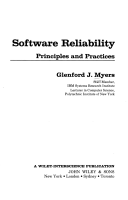 Cover of Software Reliability